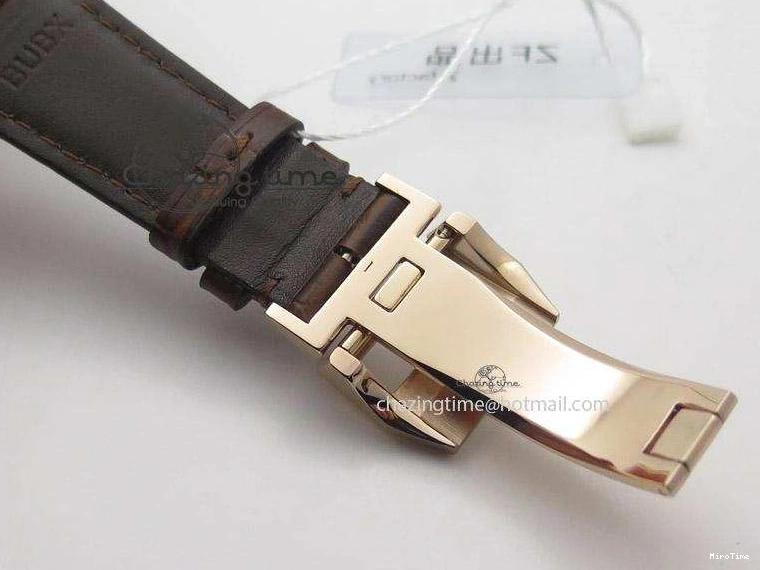 MIROTIME 0329 Pilot Chrono RG 3878 ZF Best Edition Grey Dial On Brown Leather Strap A UrbanChic 7330